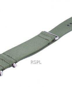 Ratio Nato9 Green Nylon Strap 22mm