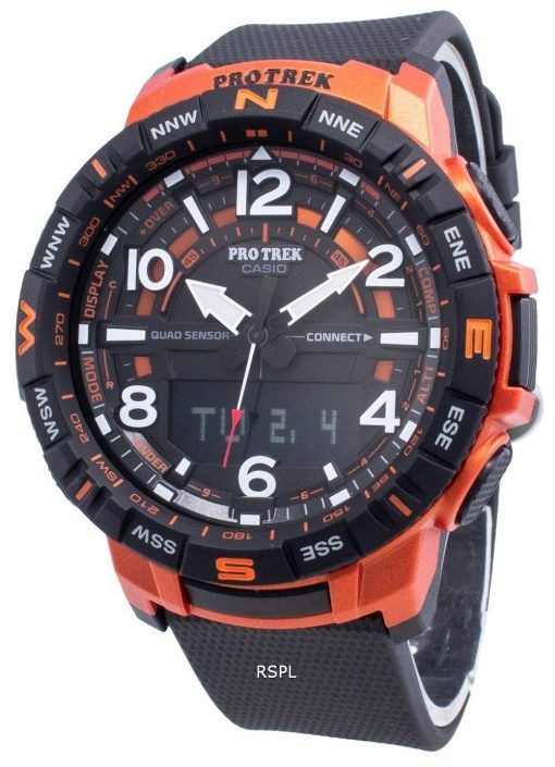 Casio PROTREK 쿼드 센서 PRT-B50-4 디지털 나침반 쿼츠 남성용 시계