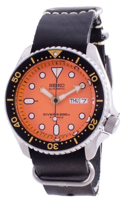 Seiko Automatic Diver's SKX011J1-var-LS19 200M Japan Made Men's Watch