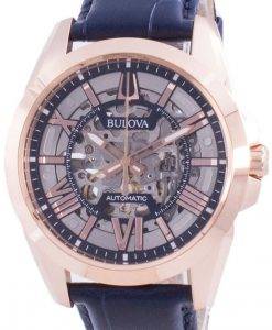 Bulova Sutton 오토매틱 Skeleton Dial 97A161100M 남성용 시계