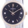 Bulova 다이아몬드 악센트 쿼츠 98P196 여성용 시계