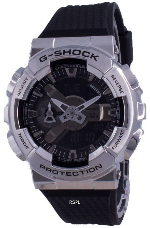 Casio G-Shock 검은 색 다이얼 GM-110-1A GM110-1 200M 남성용 시계