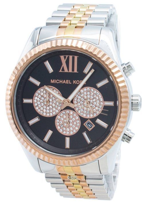 Michael Kors Lexington MK8714 다이아몬드 악센트 쿼츠 남성용 시계