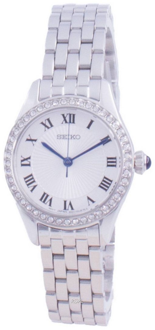Seiko Discover More 다이아몬드 악센트 쿼츠 SUR333 SUR333P1 SUR333P 여성용 시계