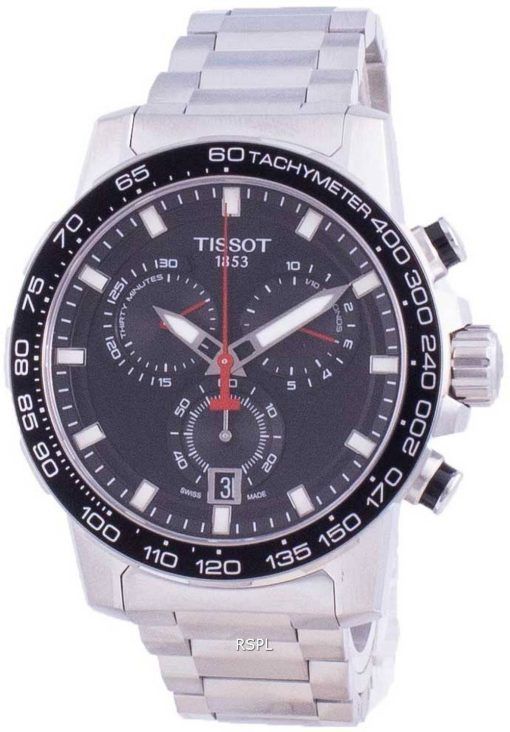 Tissot Supersport 크로노 쿼츠 T125.617.11.051.00 T1256171105100 100M 남성용 시계