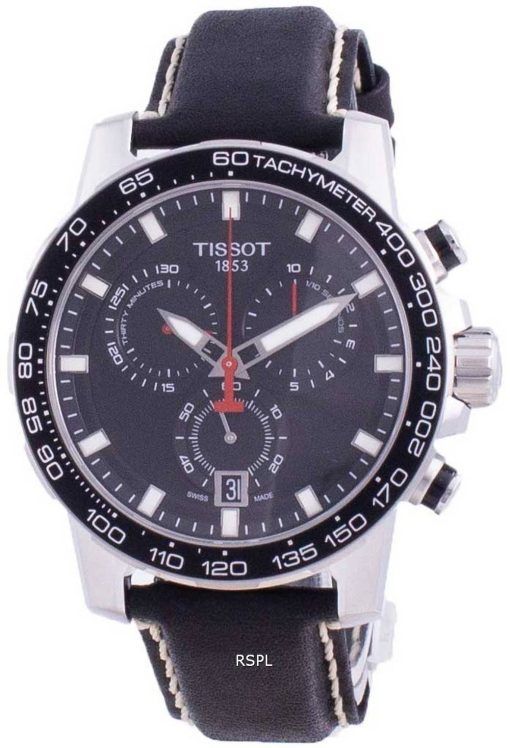 Tissot Supersport 크로노 쿼츠 T125.617.16.051.00 T1256171605100 100M 남성용 시계