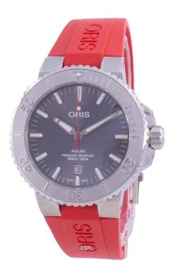 Oris Aquis Date 오토매틱 다이버 01-733-7730-4153-07-4-24-66EB 300M 남성용 시계