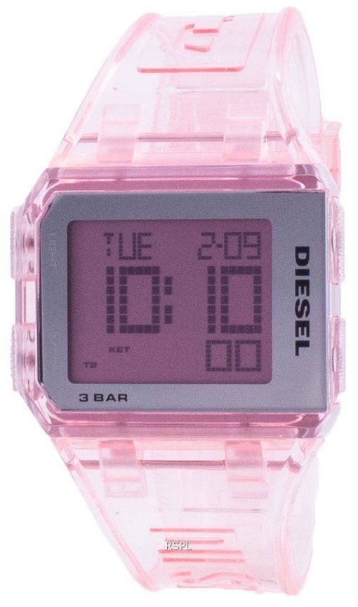 디젤 촙 밀레 니얼 핑크 투명 쿼츠 DZ1920 남여 시계