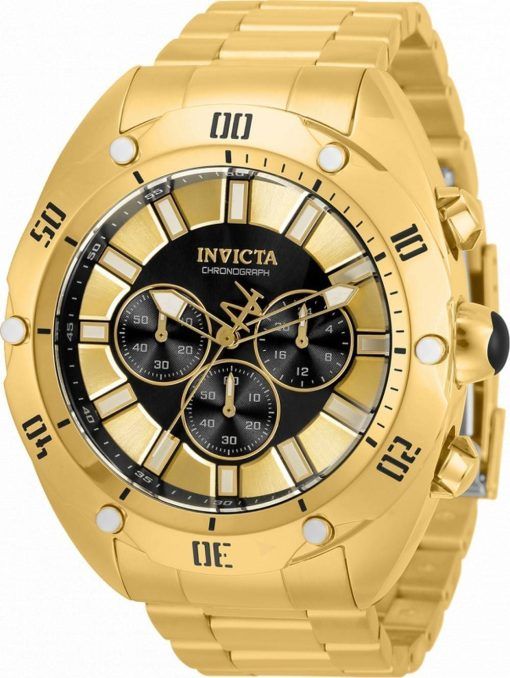 Invicta Venom 크로노 그래프 검은 색 다이얼 쿼츠 33744100M 남성용 시계