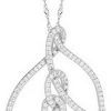 Morellato 1930 Sterling Sølv SAHA04 halskæde til kvinder
