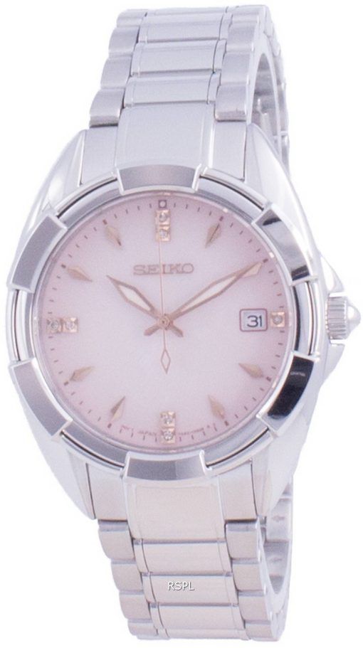 Seiko Discover More Diamond Accents Quartz SKK725 SKK725P1 SKK725P 100M Dameur