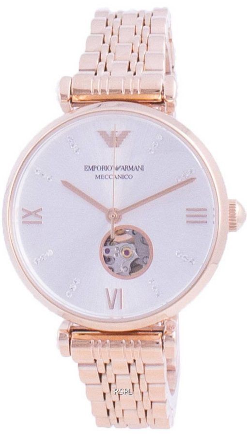 엠포리오 아르마니 Gianni 다이아몬드 악센트 오토매틱 AR60023 여성용 시계