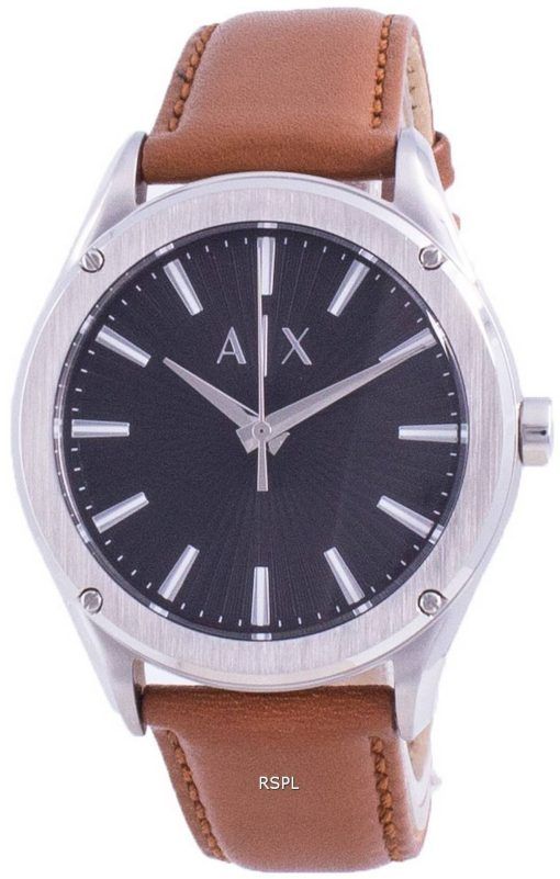 Armani Exchange Fitz 검은 색 다이얼 쿼츠 AX2808 남성용 시계