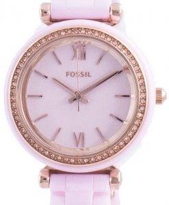 Fossil Carlie Mini 다이아몬드 악센트 쿼츠 CE1106 여성용 시계