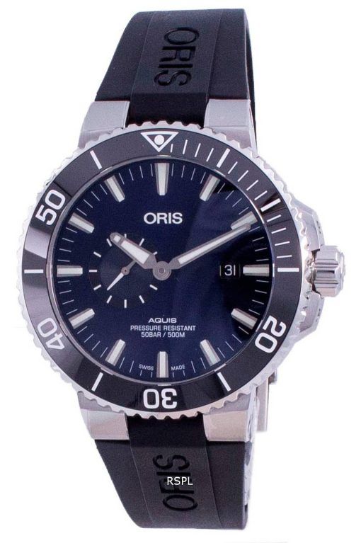 Oris Aquis Small Second Date Automatischer Taucher 01-743-7733-4135-07-4-24-64EB 500M Herrenuhr