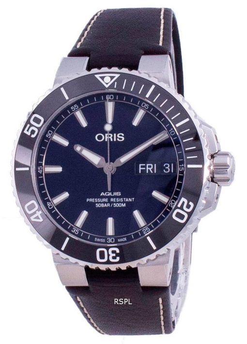 Oris Aquis Big Day Date Automatischer Taucher 01-752-7733-4135-07-5-24-10EB 500M Herrenuhr