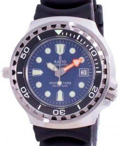 Verhältnis 2. Generation Free Diver Helium-sicherer Quarz 1038EF102V-BLU-V02 1000M Herrenuhr