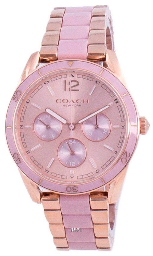 Coach Preston Quarz Roségold 14503467 Damenuhr