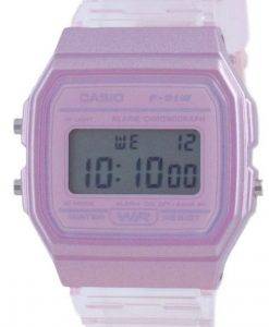 Casio Jugend Pink Resin Digital F-91WS-4 F91WS-4 Unisex Uhr