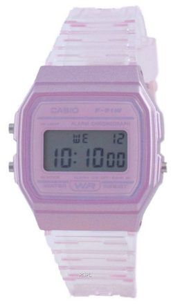 Casio Jugend Pink Resin Digital F-91WS-4 F91WS-4 Unisex Uhr