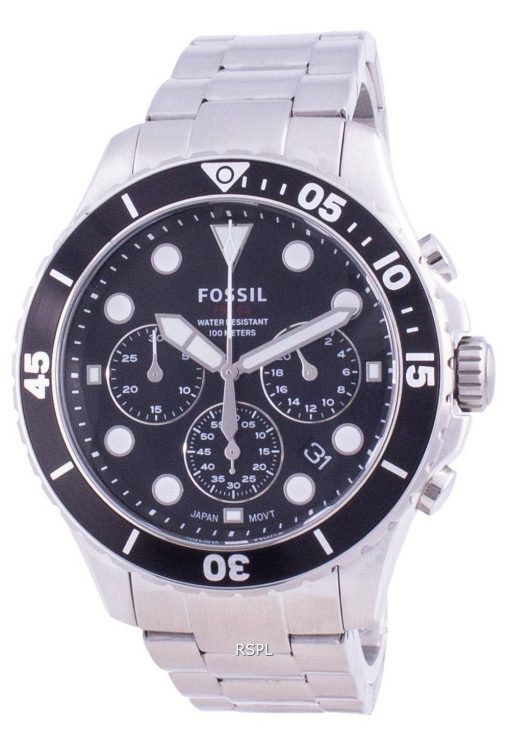 Fossiler FB-03 Chronograph Edelstahl Quarz FS5725 100M Herrenuhr