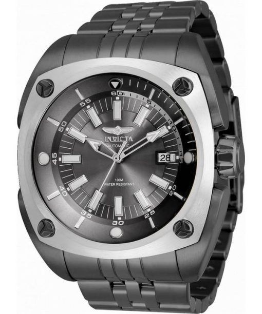 Invicta Reserve Charcoal Dial Edelstahl Automatik 32067 100M Herrenuhr