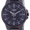 Casio Analog Schwarzes Zifferblatt Edelstahl MTP-E173B-1A MTPE173B-1 Herrenuhr