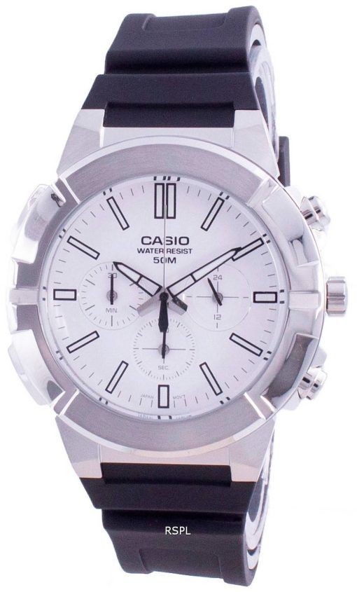 Casio Multi Zeiger Analog Quarz Chronograph MTP-E500-7A MTP-E500-7 Herrenuhr