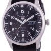 Seiko 5 Sports Schwarzes Zifferblatt Automatik SNZG15J1-var-LS19 100M Herrenuhr