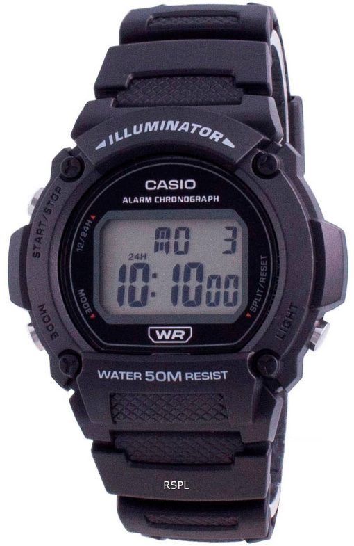 Casio Jugendbeleuchtung Digital W-219H-1A W-219H-1 Herrenuhr