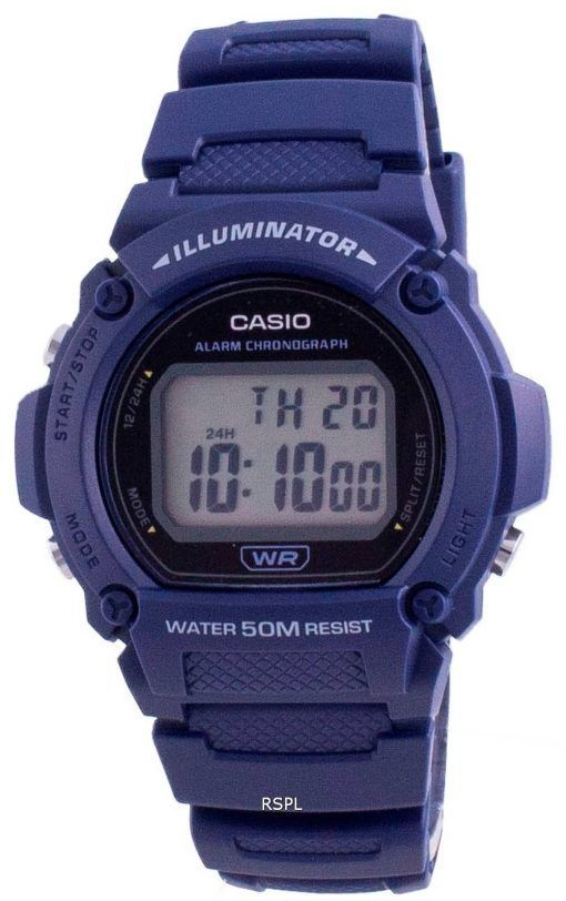 Casio Jugendbeleuchtung Digital W-219H-2A W-219H-2 Herrenuhr