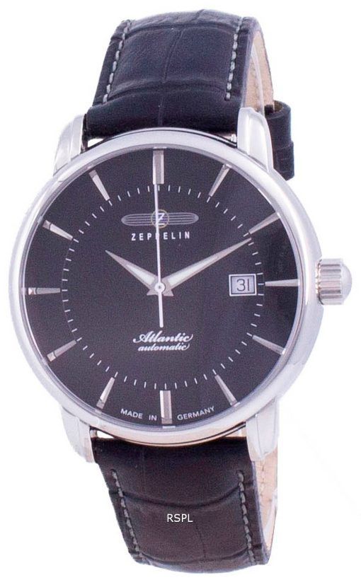 Zeppelin Atlantic Black Dial Automatik 8452-2 84522 Herrenuhr