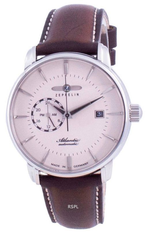 Zeppelin Atlantic Beige Zifferblatt Automatik 8470-5 84705 Herrenuhr