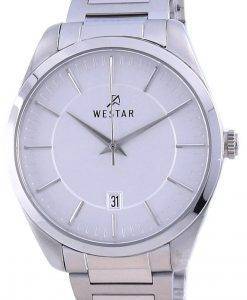 Westar 은 다이얼 스테인레스 스틸 쿼츠 50213 STN 107 남성용 시계