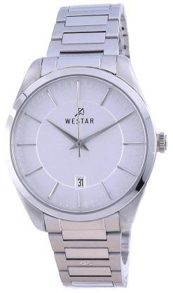 Westar 은 다이얼 스테인레스 스틸 쿼츠 50213 STN 107 남성용 시계