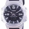 Casio 아날로그 디지털 세계 시간 수지 스트랩 AMW-870-1A AMW870-1 남성용 시계