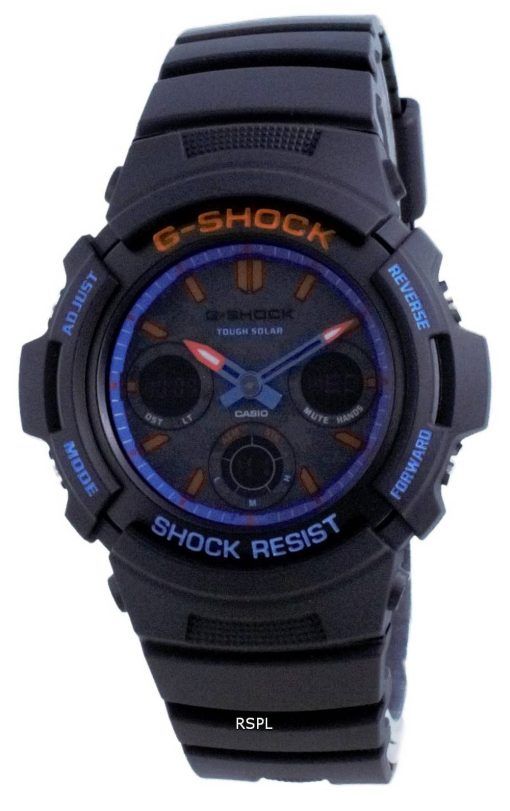 카시오 G-Shock City 아날로그 디지털 다이버의 터프 솔라 AWR-M100SCT-1A AWRM100SCT-1 200M 남성용 시계