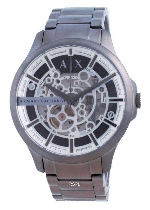 Armani Exchange Hampton Skeleton 스테인레스 스틸 오토매틱 AX2417 남성용 시계