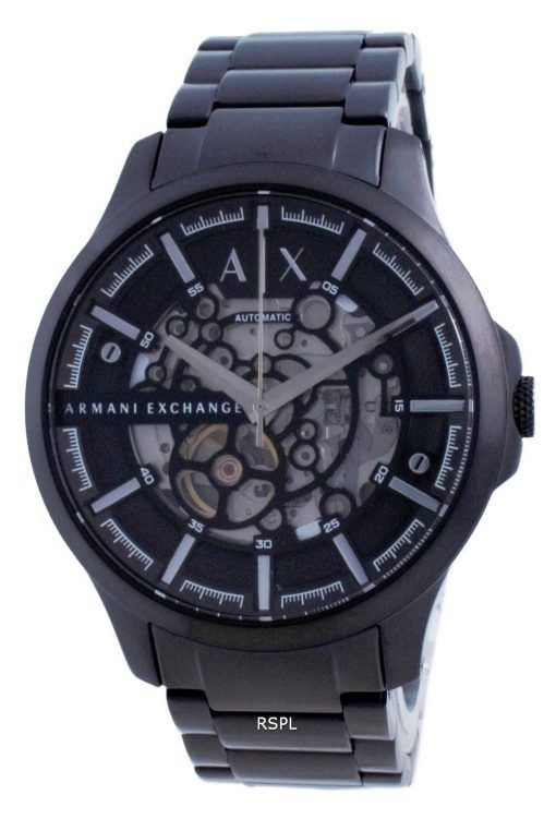 Armani Exchange Hampton Skeleton 스테인레스 스틸 오토매틱 AX2418 남성용 시계