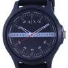 Armani Exchange Horloge 실리콘 스트랩 쿼츠 AX2420 남성용 시계