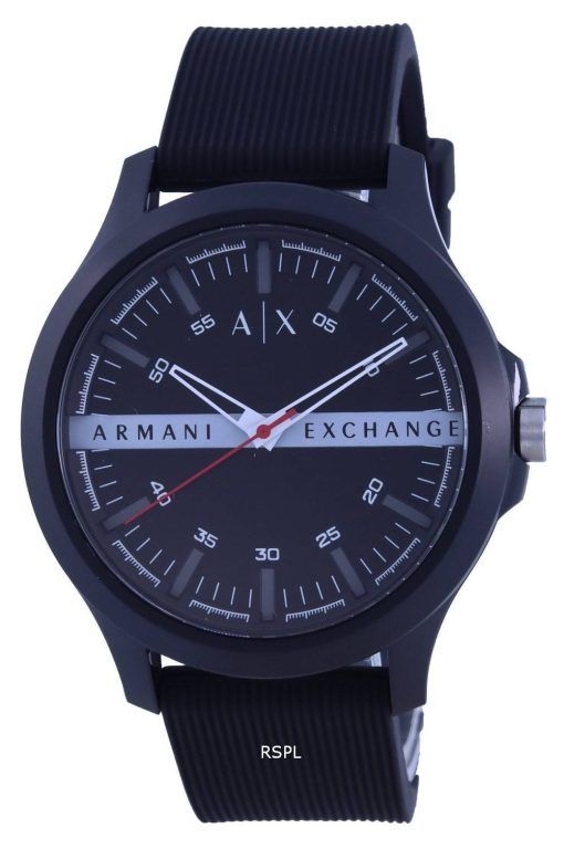 Armani Exchange Horloge 실리콘 스트랩 쿼츠 AX2420 남성용 시계
