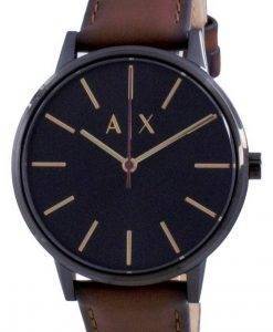 Armani Exchange Cayde 검은 색 다이얼 쿼츠 AX2706 남성용 시계