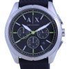 Armani Exchange Giacomo 크로노그래프 검은색 다이얼 쿼츠 AX2853 남성용 시계