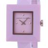 아르마니 익스체인지 칼라 핑크 다이얼 실리콘 스트랩 쿼츠 AX4402 여성용 시계