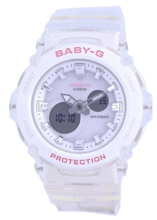 카시오 Baby-G 아날로그 디지털 BGA-270S-7A BGA270S-7 100M 여성용 시계