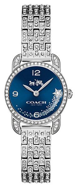 Coach Delancey 파란색 다이얼 Crystal Accents 쿼츠 14502669 여성용 시계