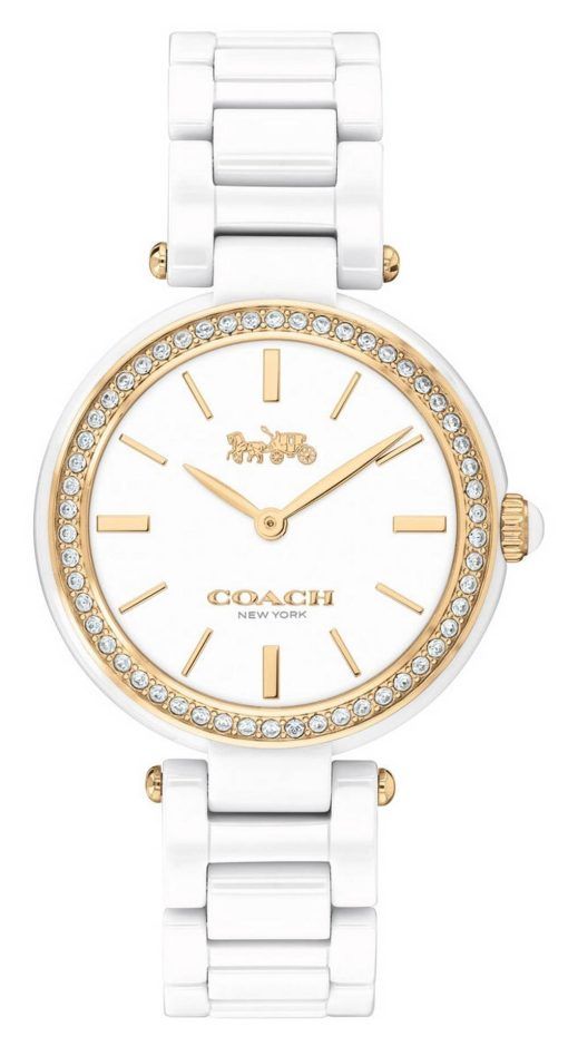 Coach Park Crystal Accents 세라믹 쿼츠 14503451 여성용 시계