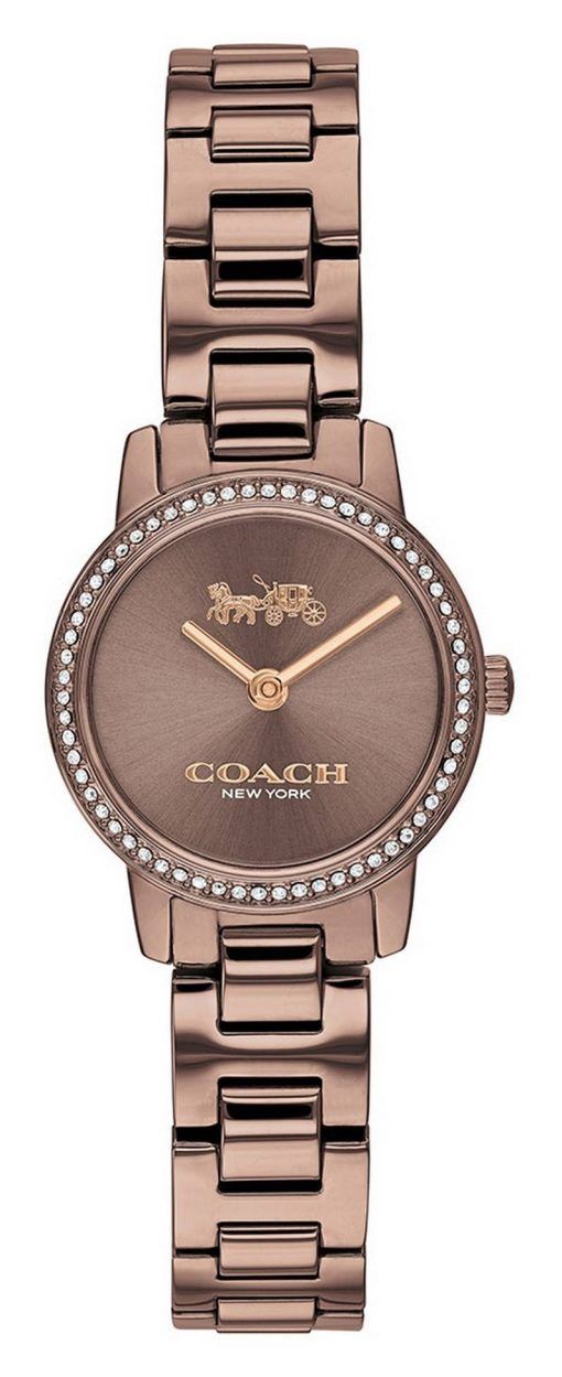 Coach Audrey Crystal Accents 스테인리스 스틸 쿼츠 14503501 여성용 시계