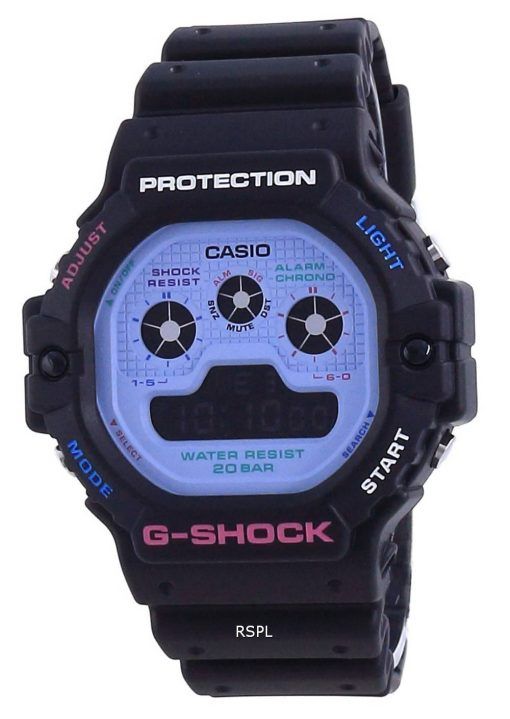 카시오 G-Shock 스페셜 컬러 디지털 다이버의 DW-5900DN-1 DW5900DN-1 200M 남성용 시계