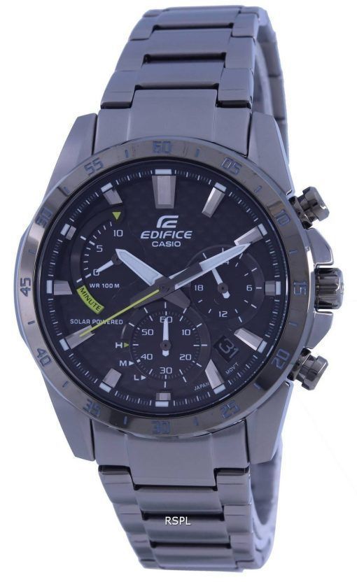 Casio Edifice 크로노 그래프 아날로그 솔라 EQS-930DC-1A EQS930DC-1 100M 남성용 시계